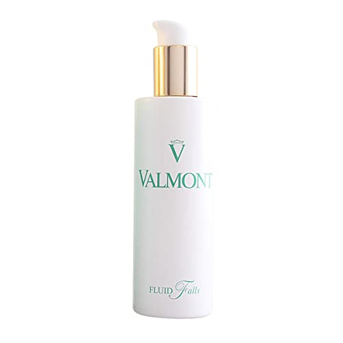 Valmont Purity Fluid Falls Cleansing Milk bottle with elegant design and label.