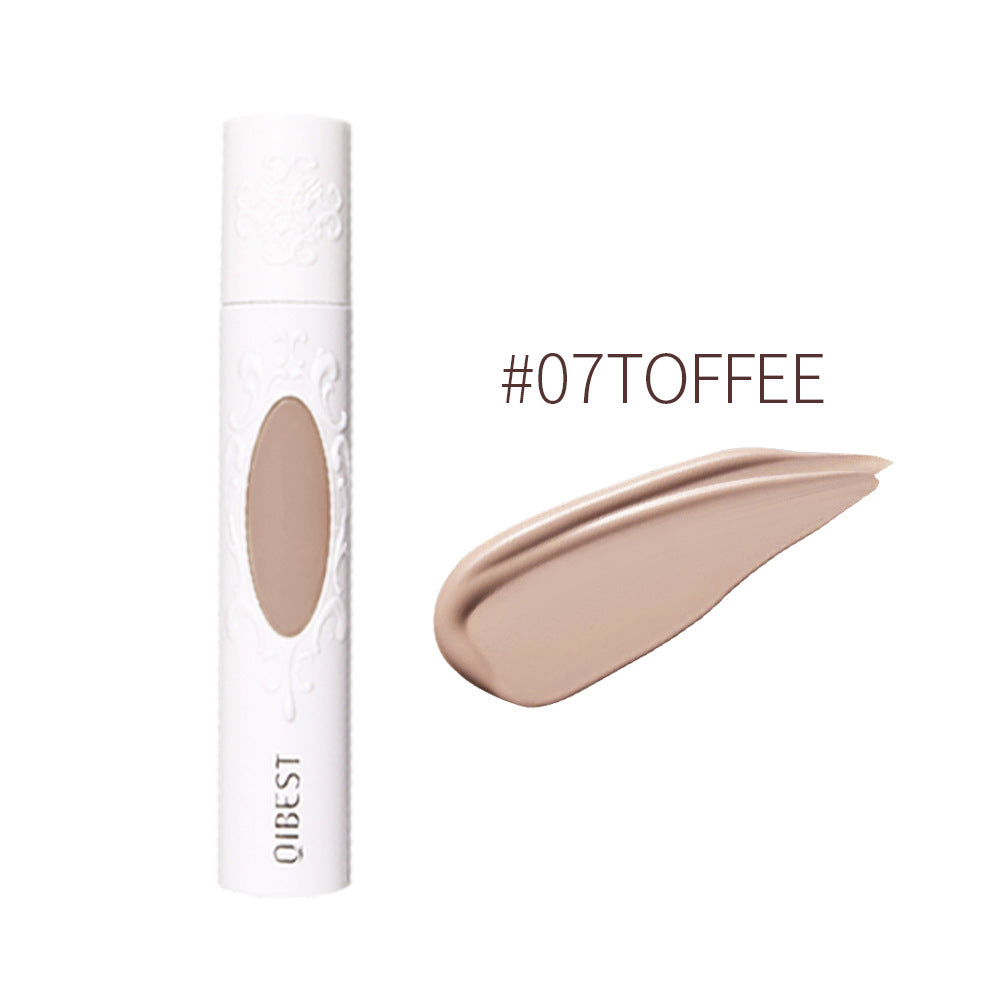 QIBEST Liquid Foundation in a sleek bottle, showcasing its moisturizing and long-lasting formula for flawless makeup application.