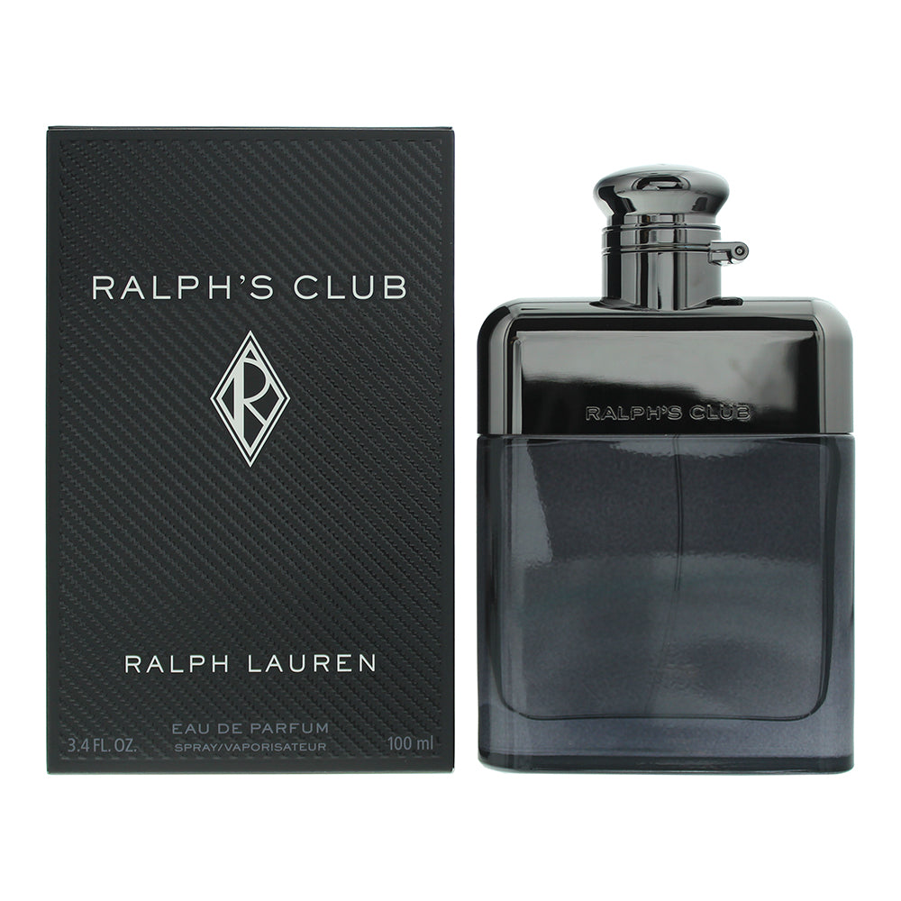 Ralph's Club Eau de Parfum by Ralph Lauren in a sleek, modern bottle showcasing its elegant design.