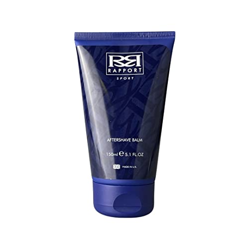 Rapport Sport Aftershave Balm in a sleek container, designed for soothing post-shave care.