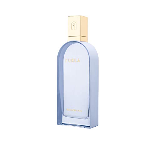 Furla Romantica Eau de Parfum bottle elegantly displayed with floral accents.