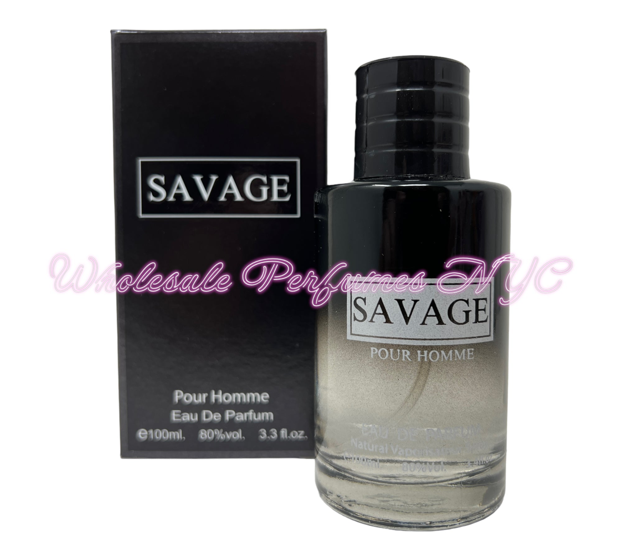 Savage for Men Eau de Parfum Spray 3.4oz bottle with elegant design, perfect for modern men.