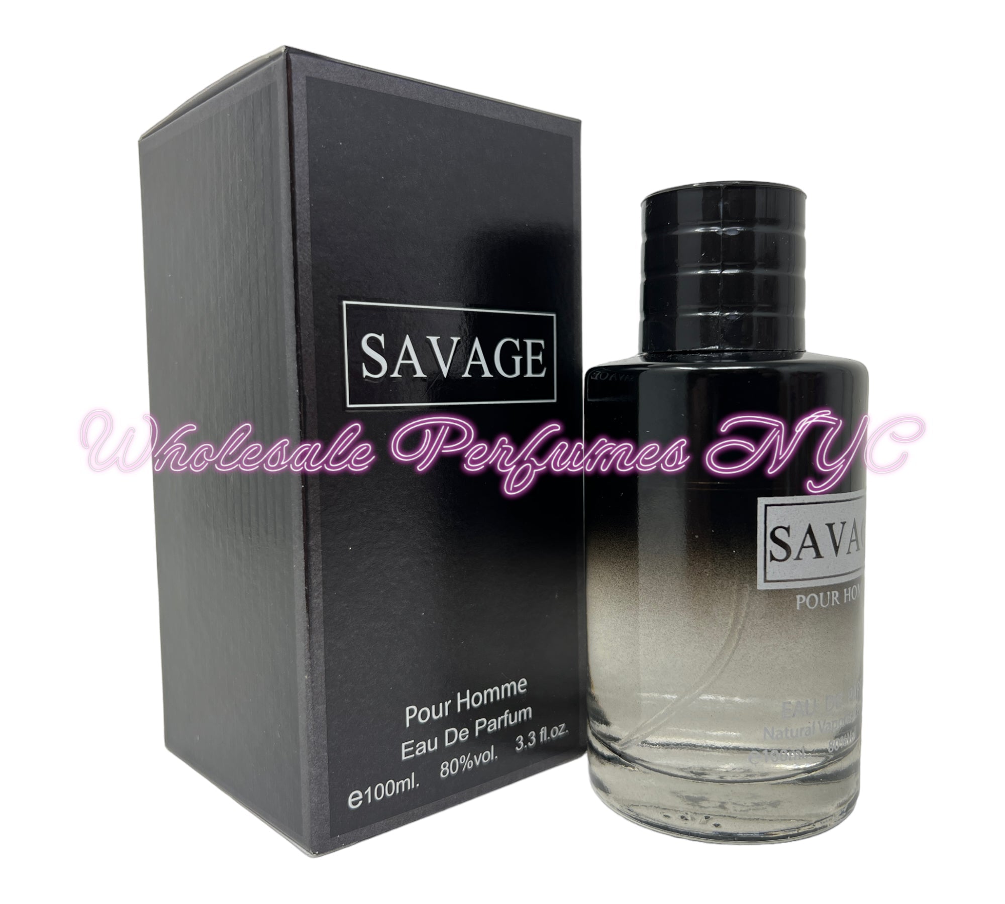 Savage for Men Eau de Parfum Spray 3.4oz bottle with elegant design, perfect for modern men.