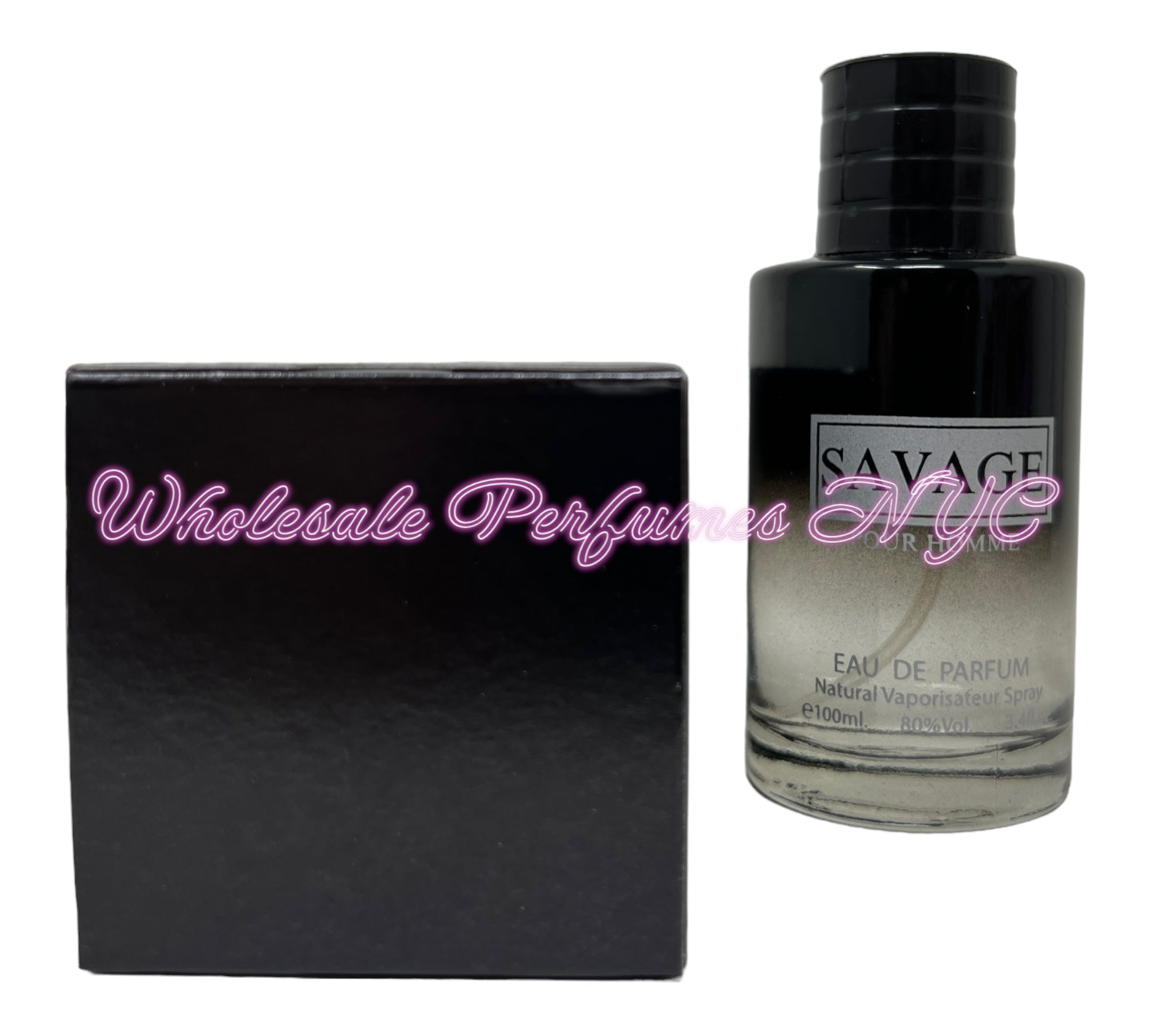 Savage for Men Eau de Parfum Spray 3.4oz bottle with elegant design, perfect for modern men.