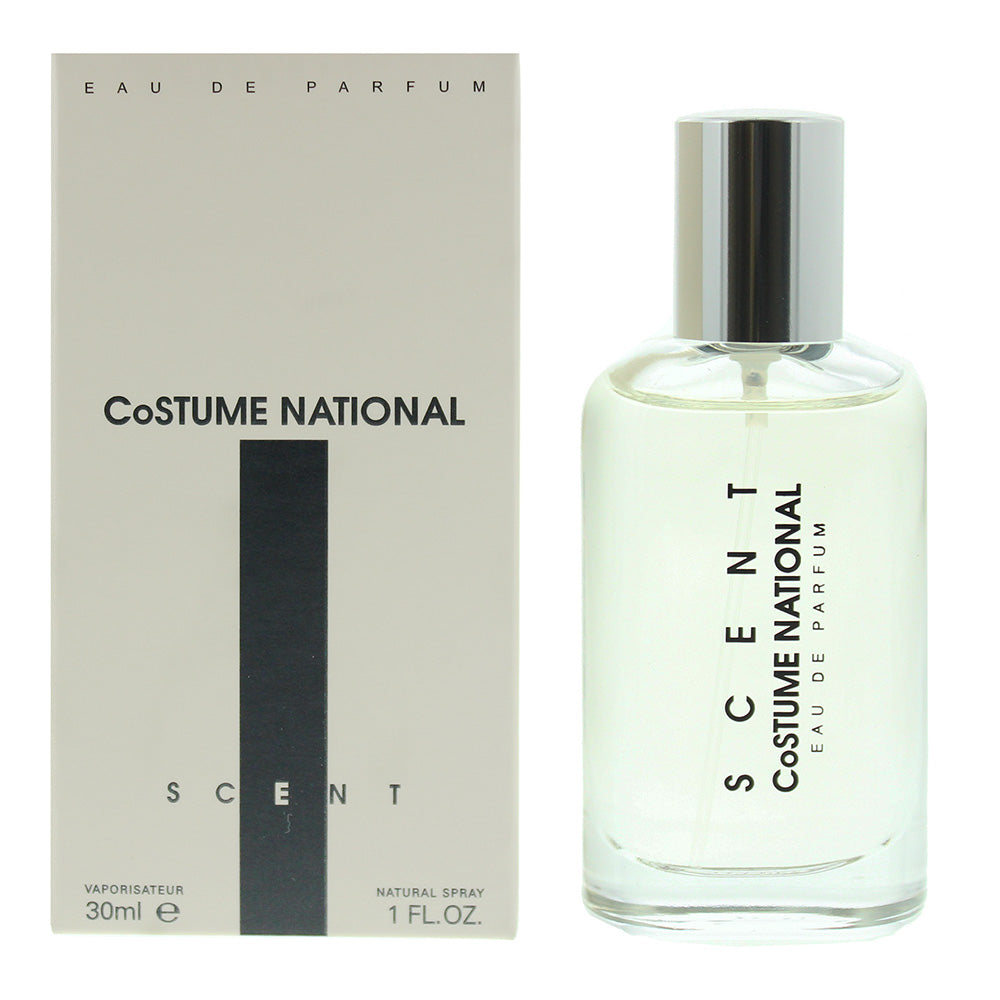 Bottle of Costume National Scent Eau de Parfum showcasing its elegant design and luxurious fragrance.