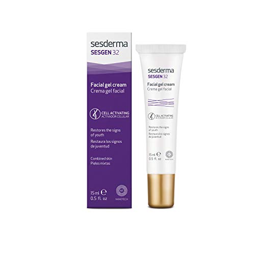 Sesderma Sesgen 32 Cell Activator Eye Contour Cream in a sleek jar, designed for rejuvenating the eye area.