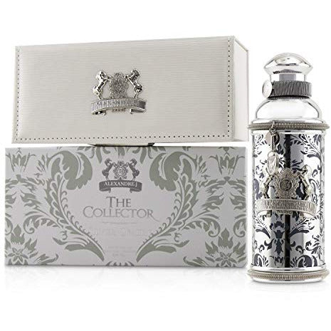 A luxurious silver ombre bottle of Eau de Parfum by Alexandre.J, showcasing an elegant design with a gradient effect.