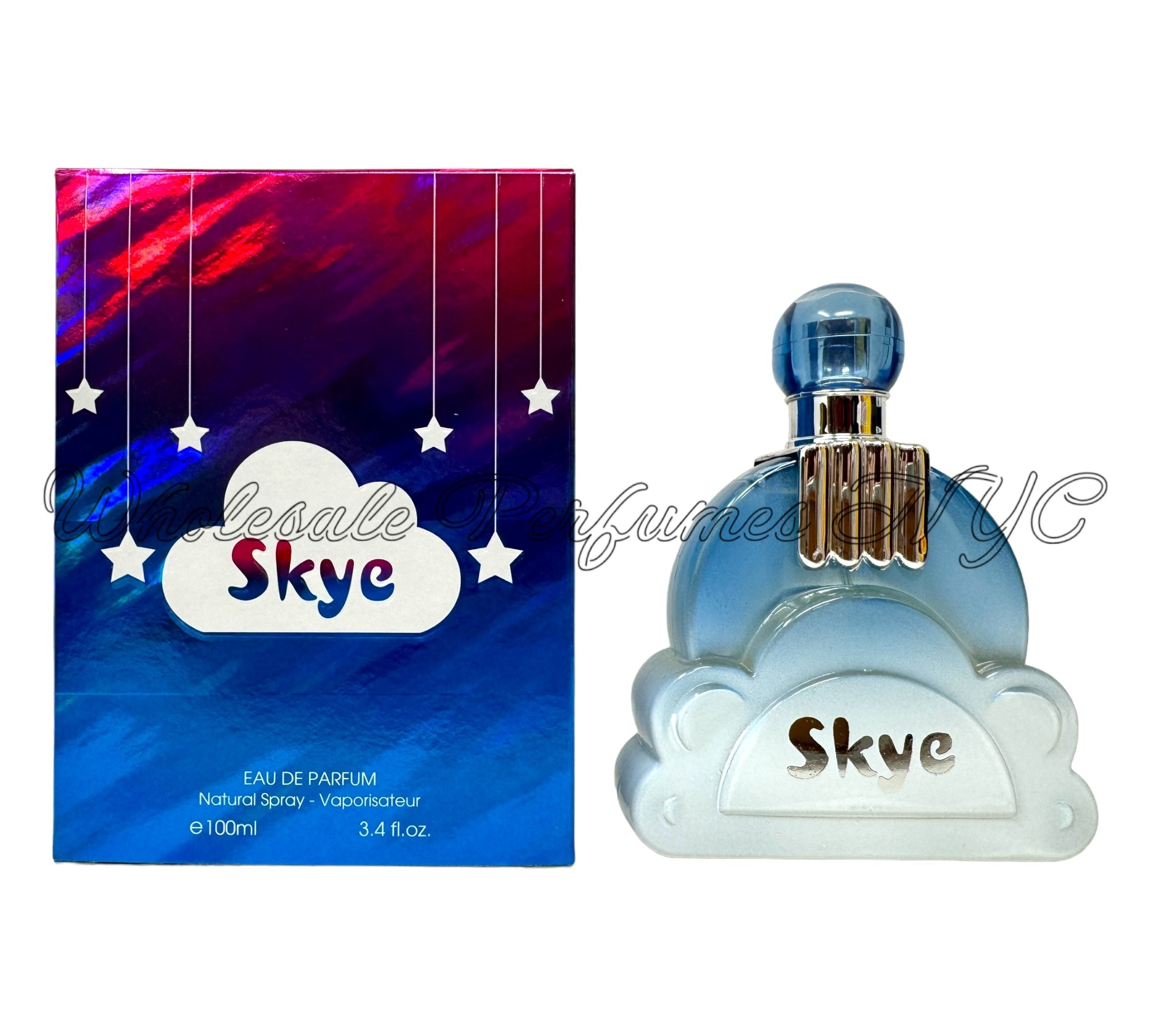 Skye for Women Eau de Parfum Spray 3.4oz bottle, elegantly designed with a sophisticated look, perfect for gifting or personal use.