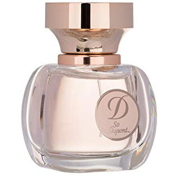 S.T. Dupont So Dupont Pour Femme Eau De Toilette in an elegant bottle, showcasing its floral fragrance.