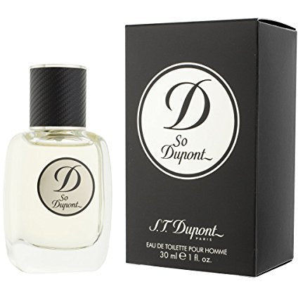 S.T. Dupont So Dupont Pour Homme Eau de Toilette in a sleek, modern bottle with a sophisticated design.