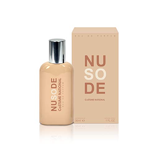 So Nude Eau de Parfum by Costume National in an elegant bottle, showcasing its sophisticated design.