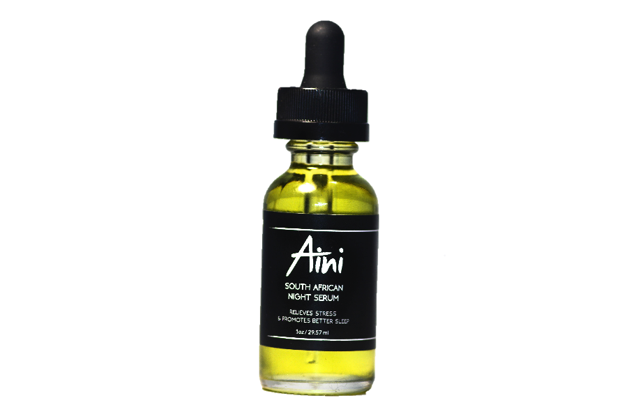 South African Night Serum bottle with citrusy ingredients, showcasing its vibrant and refreshing essence.