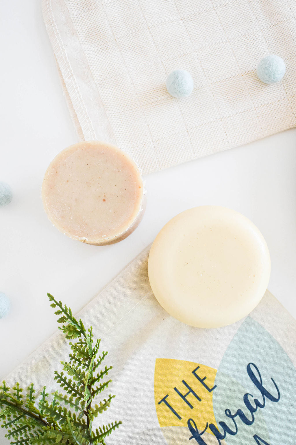 Spiced Cedar Shampoo and Conditioner Bar set featuring eco-friendly solid bars with a natural cedarwood and cinnamon scent.