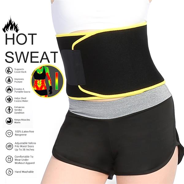 Waist trimmer belt for exercise.