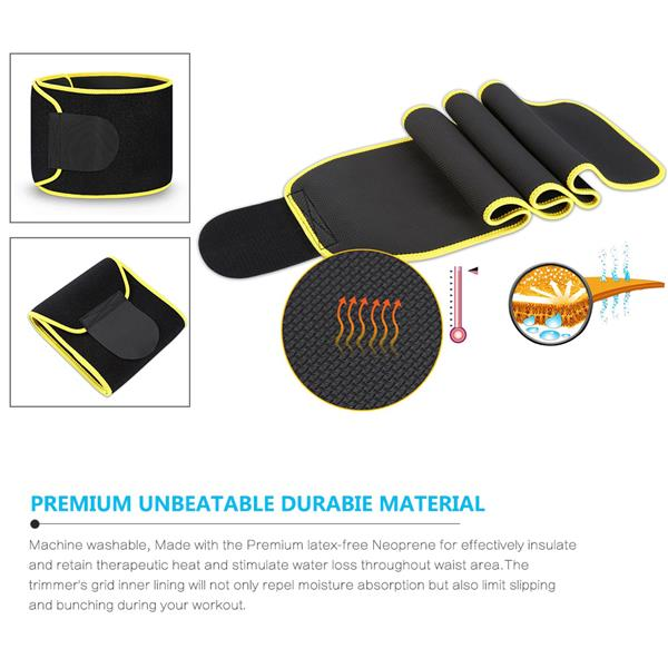 Neoprene waist trimmer belt.