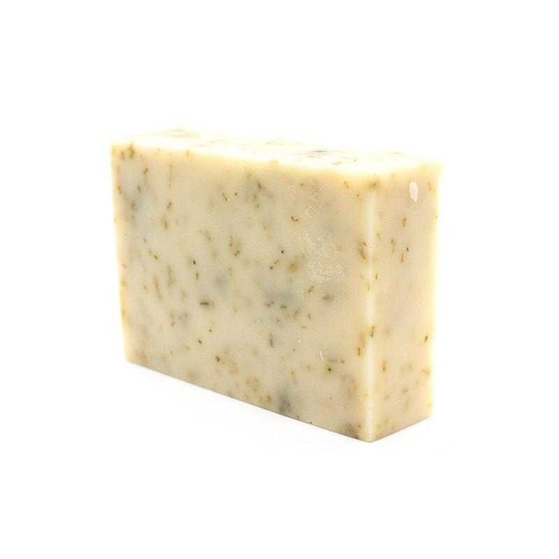 Steely Looks Soap 90g featuring chamomile, ylang ylang, and patchouli, showcasing its natural ingredients and floral scent.