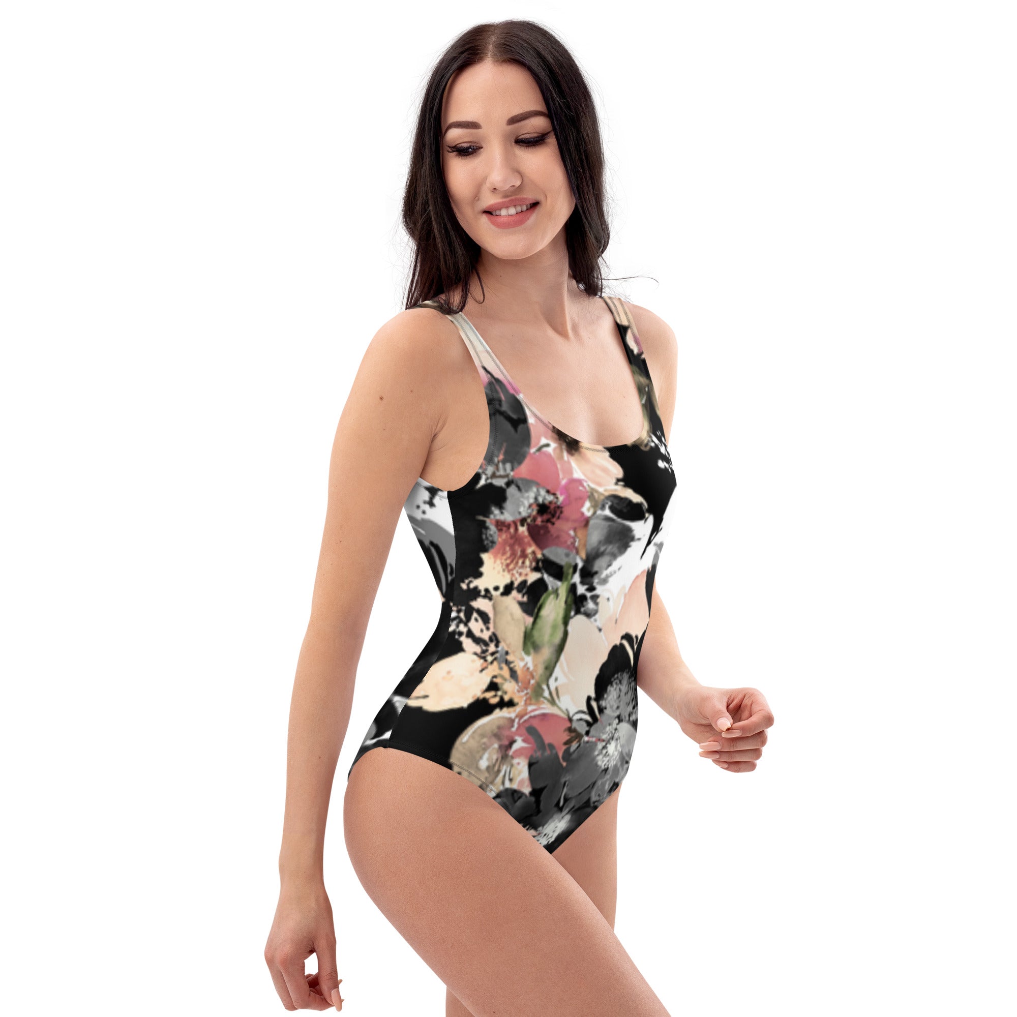 Sydney one-piece swimsuit showcasing a flattering design and smooth fabric, perfect for all body types.