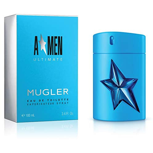 Thierry A*Men Ultimate Eau de Toilette bottle with a sleek design, showcasing its modern and stylish appearance.