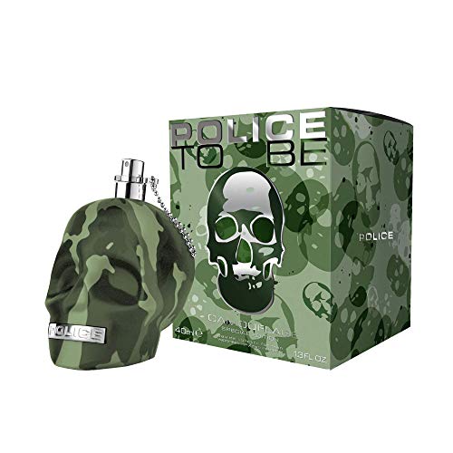 To Be Camouflage Eau de Toilette in a unique camouflage bottle, showcasing its vibrant and fresh fragrance.