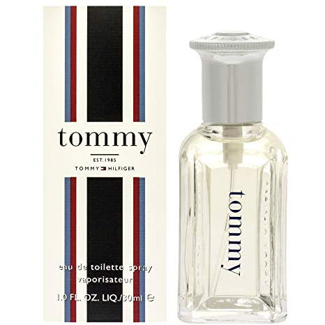 Tommy Eau de Toilette by Tommy Hilfiger in a stylish bottle, showcasing its vibrant and fresh scent.