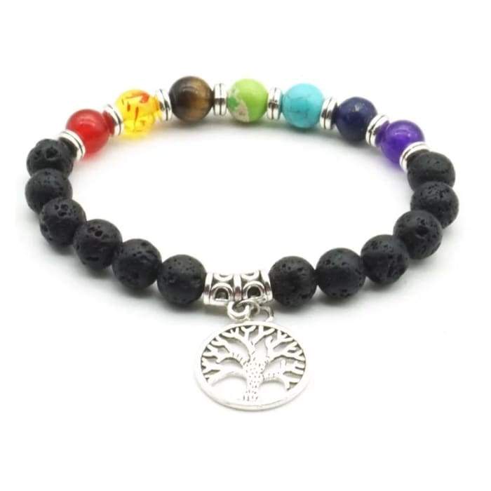 Large Tree of Life medallion made from lava stone, designed for chakra healing and essential oil absorption.