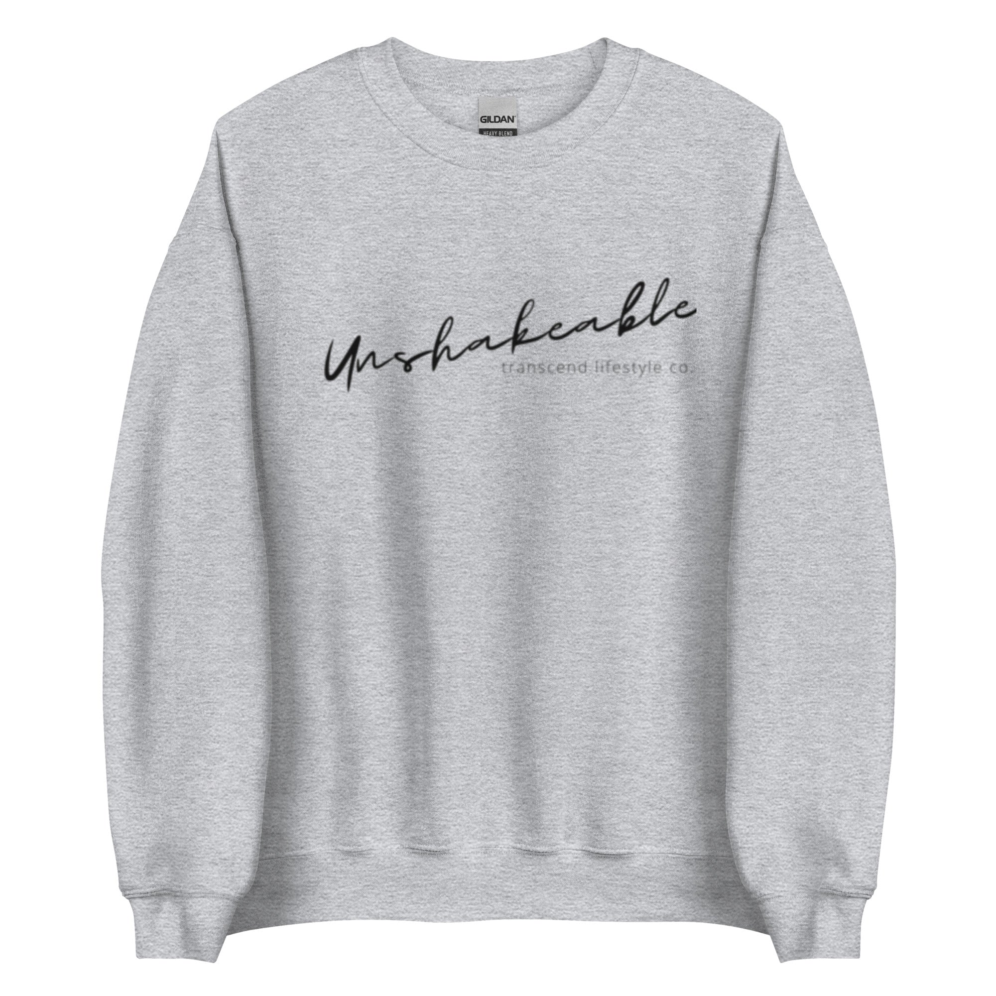 Unshakeable Unisex Pullover in various colors, showcasing its soft fabric and classic fit design.