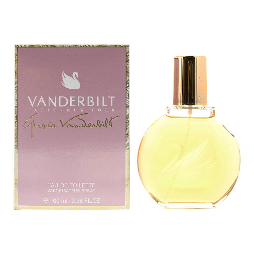 Vanderbilt Eau de Toilette by Gloria Vanderbilt in an elegant bottle, showcasing its sophisticated design.