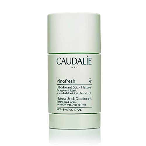 Vinofresh Natural Stick Deodorant by Caudalie in a sleek stick format, showcasing its natural ingredients and eco-friendly packaging.