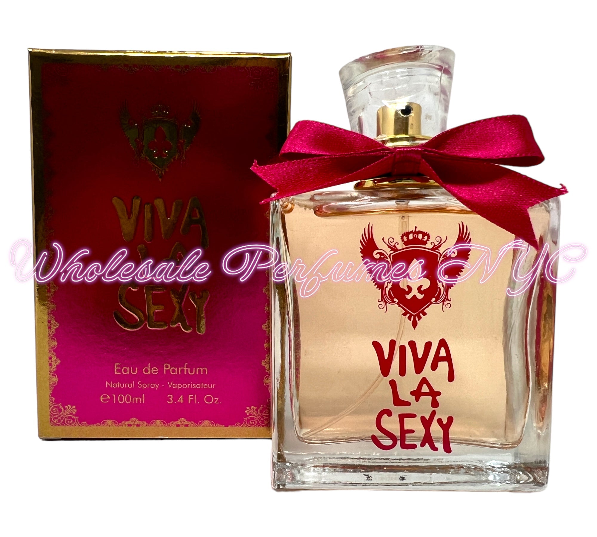 Viva La Sexy for Women Eau de Parfum 3.4oz bottle with elegant design, showcasing its allure and sophistication.