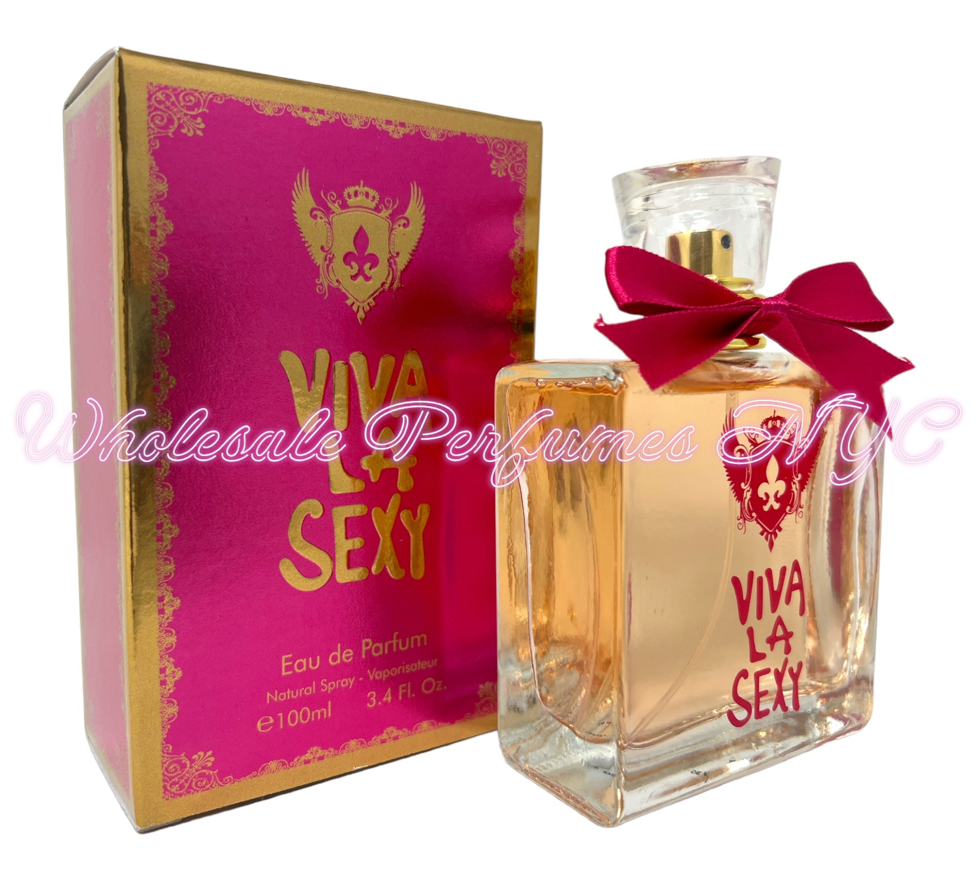 Viva La Sexy for Women Eau de Parfum 3.4oz bottle with elegant design, showcasing its allure and sophistication.