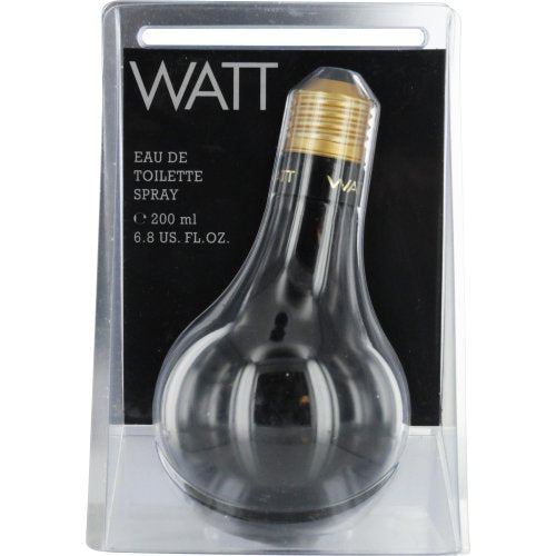 Watt Black Eau de Toilette bottle with sleek design, showcasing its bold fragrance.