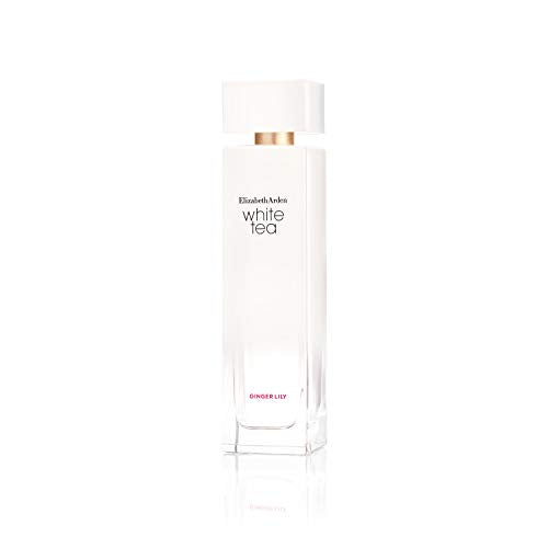 Bottle of Elizabeth Arden White Tea Ginger Lily Eau de Toilette with elegant design and soft color palette.