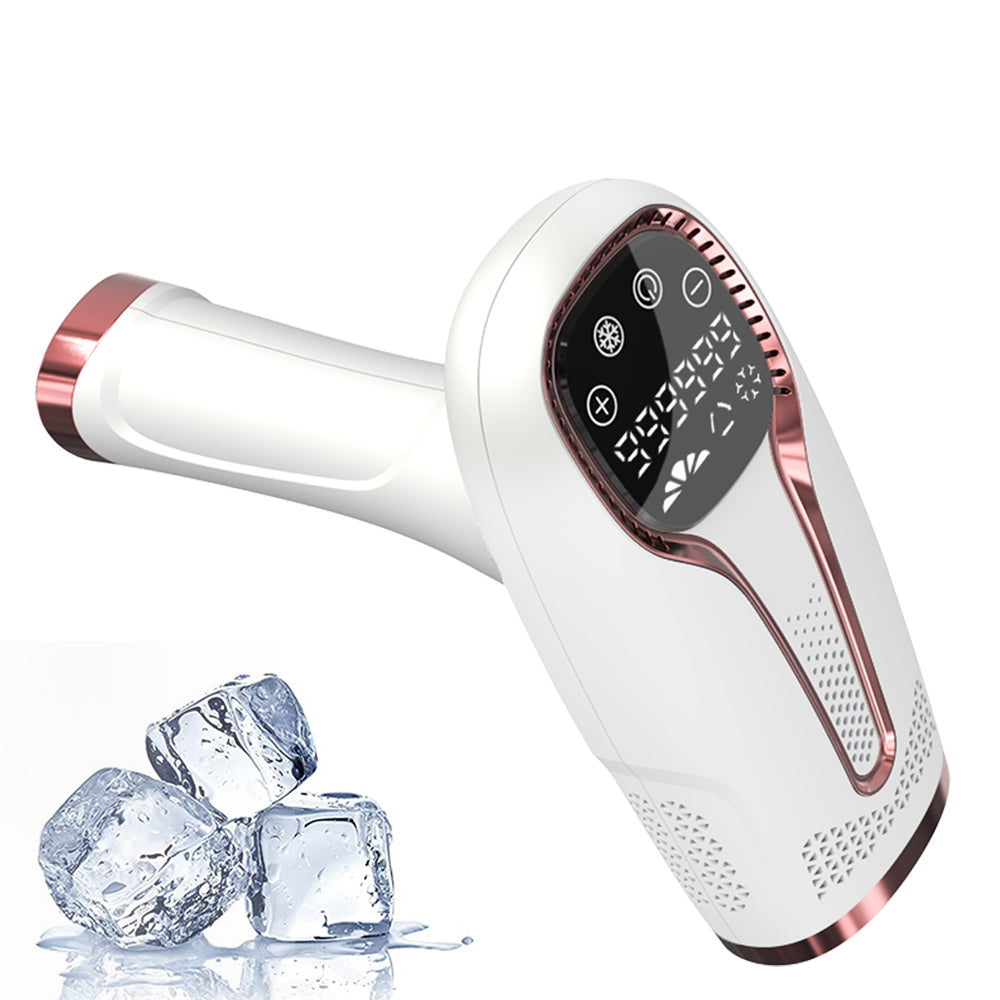 Women's Handheld Hair Removal Machine with ergonomic design and LCD display for effective hair removal.