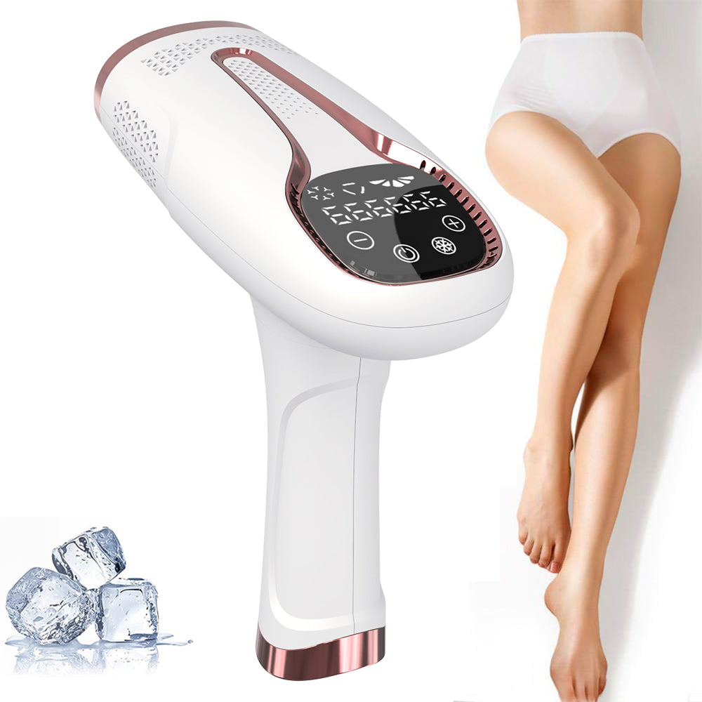 Women's Handheld Hair Removal Machine with ergonomic design and LCD display for effective hair removal.