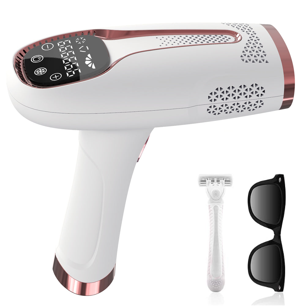 Women's Handheld Hair Removal Machine with ergonomic design and LCD display for effective hair removal.