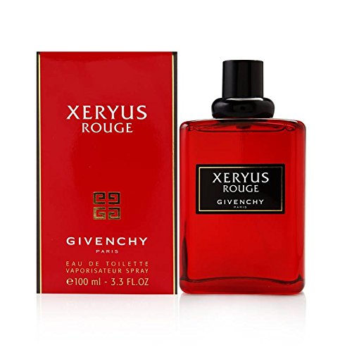 Givenchy Xeryus Rouge Eau De Toilette bottle with elegant design and rich color.