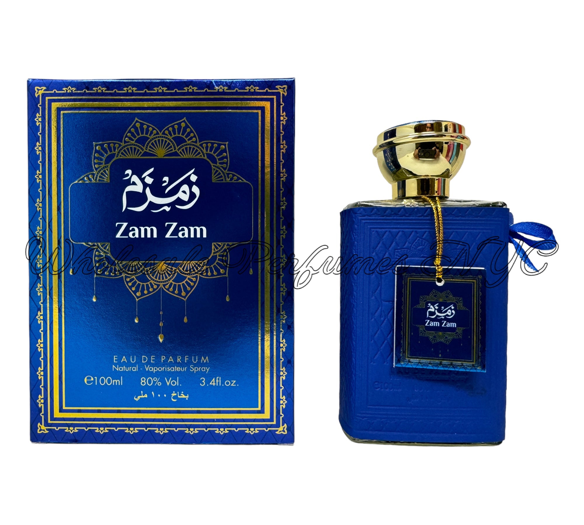 Zam Zam for Men Eau de Parfum Spray by Al Sheikh, 3.4oz bottle elegantly designed for modern men.