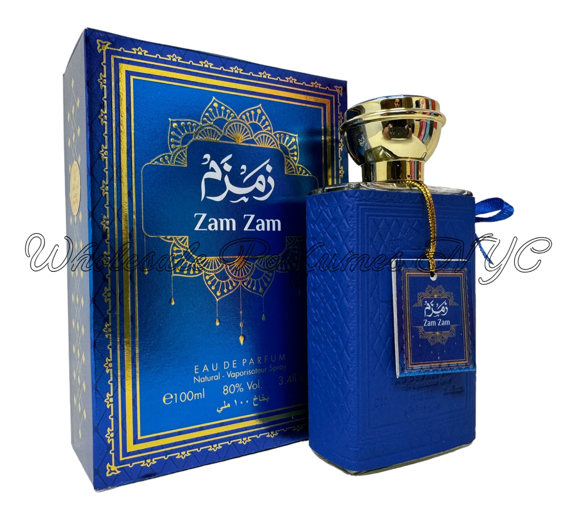 Zam Zam for Men Eau de Parfum Spray by Al Sheikh, 3.4oz bottle elegantly designed for modern men.