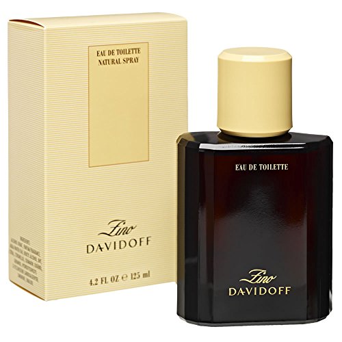 Zino Eau de Toilette by Davidoff in an elegant bottle, showcasing its sophisticated amber woody fragrance for men.