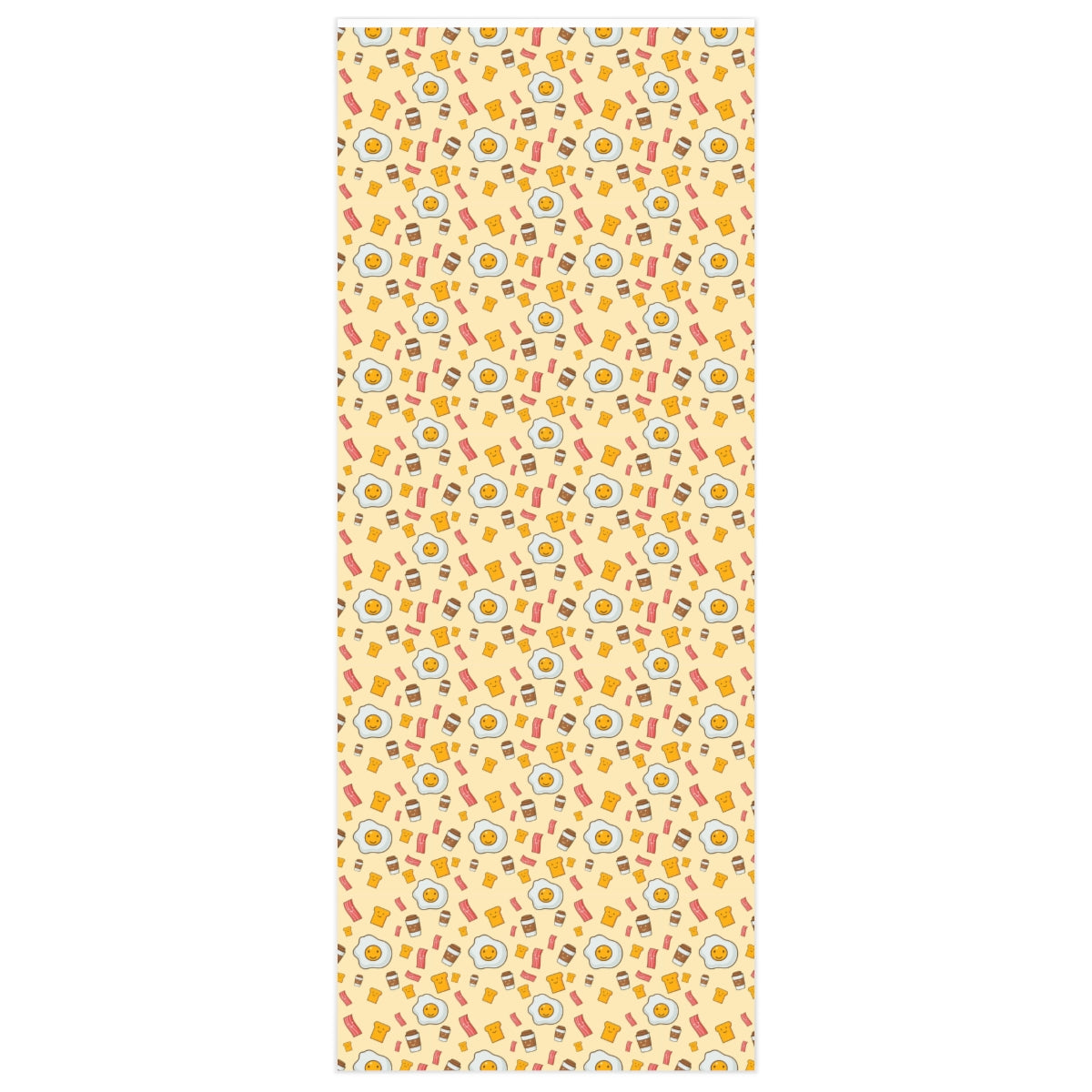 Ugly Alligator Breakfast Wrapping Paper featuring vibrant alligator design on premium gloss paper, rolled up for easy storage.