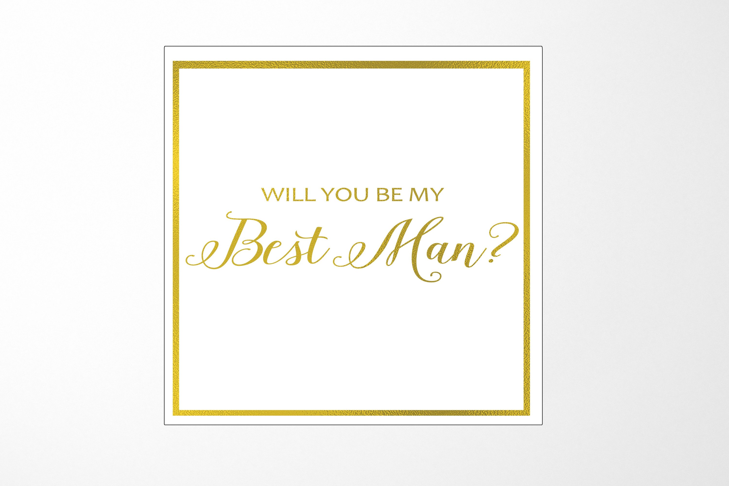 Elegant white proposal box with metallic writing on the lid, showcasing a sleek design without ribbon.