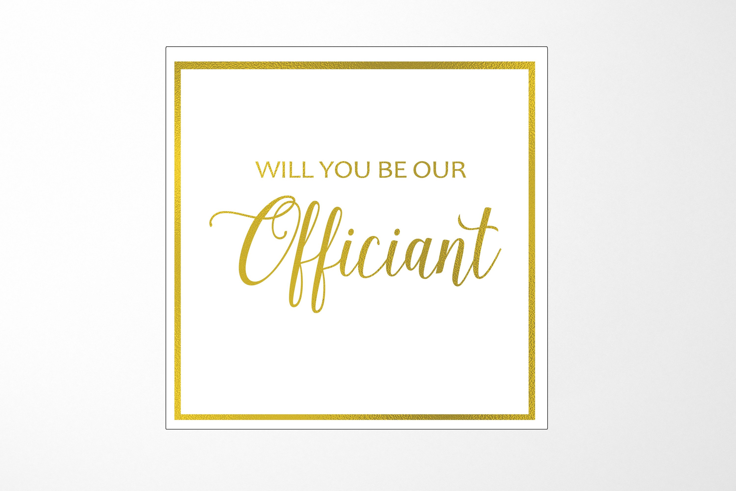 Elegant white proposal box with metallic writing, featuring a sleek design and no ribbon.