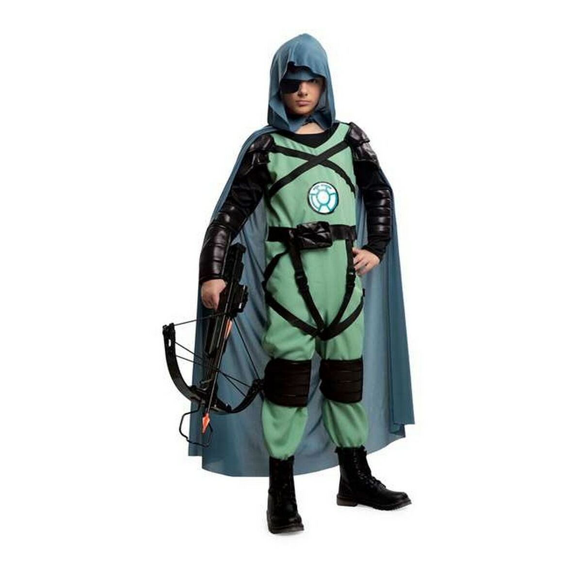 Child in green archer costume