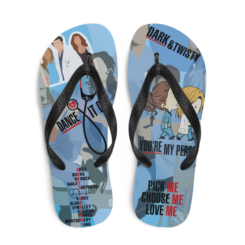 Main Greys Flip-Flops You're my person image