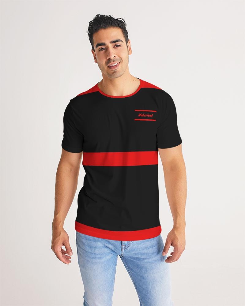 Fashion Wakerlook Men's Tee showcasing premium fabric, crew neck design, and topstitch seam detailing, perfect for casual or dressy occasions.