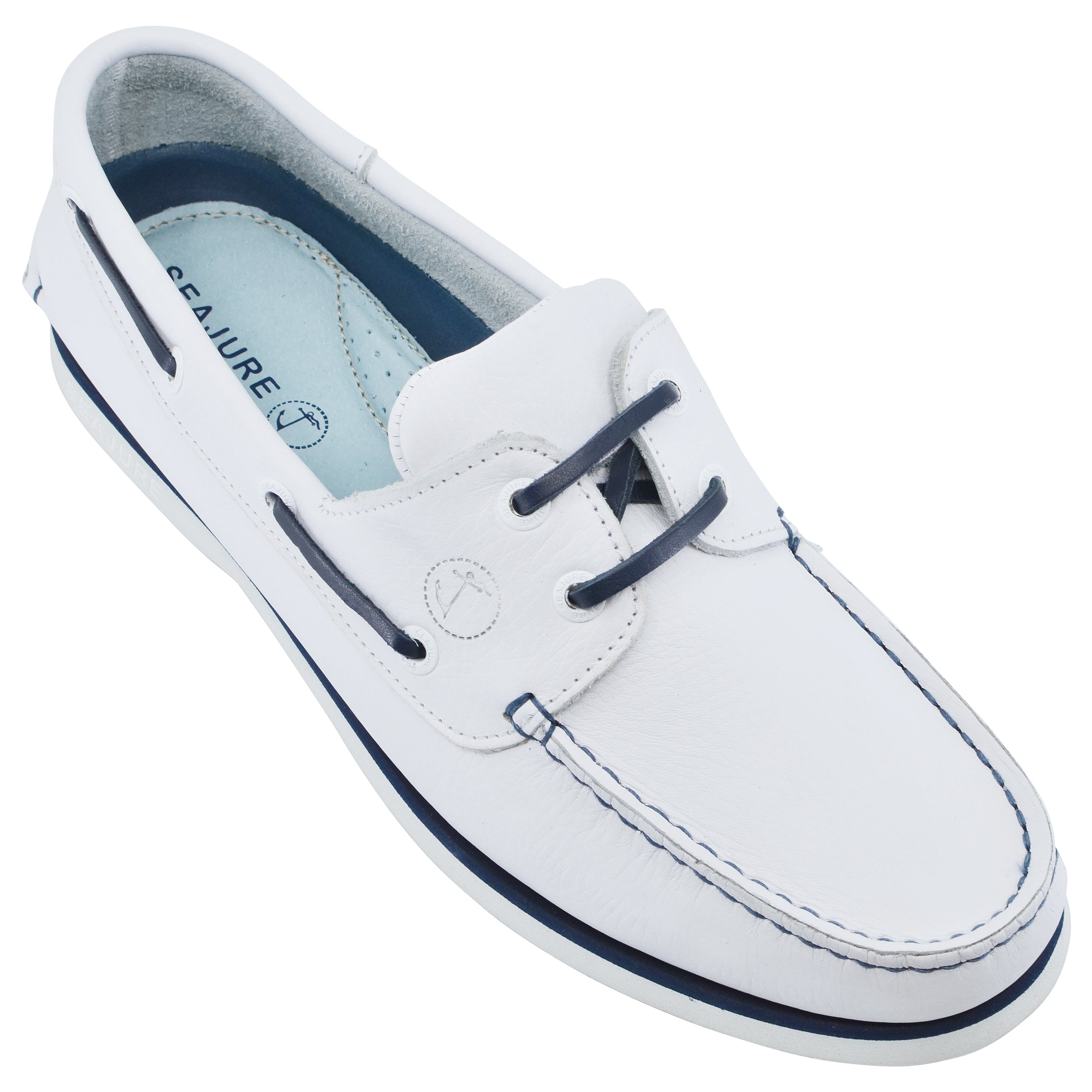 Men Boat Shoe Sauvage featuring high-quality leather, natural rubber sole, and elegant nautical design, perfect for boating and casual wear.