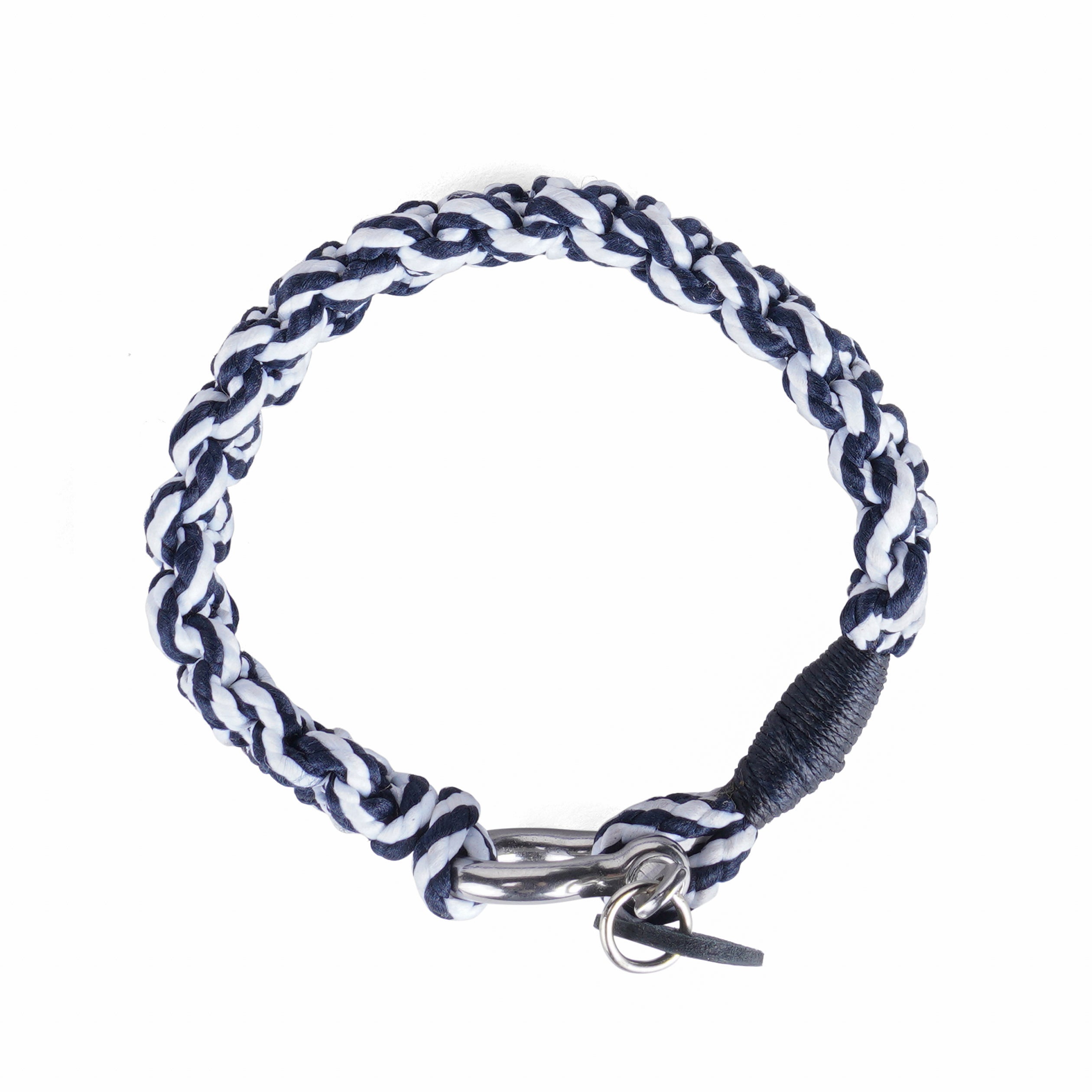 Nautical Braided Rope and Cord Vatuvara Bracelet featuring high-quality materials and a stainless steel clasp, handmade in Portugal.