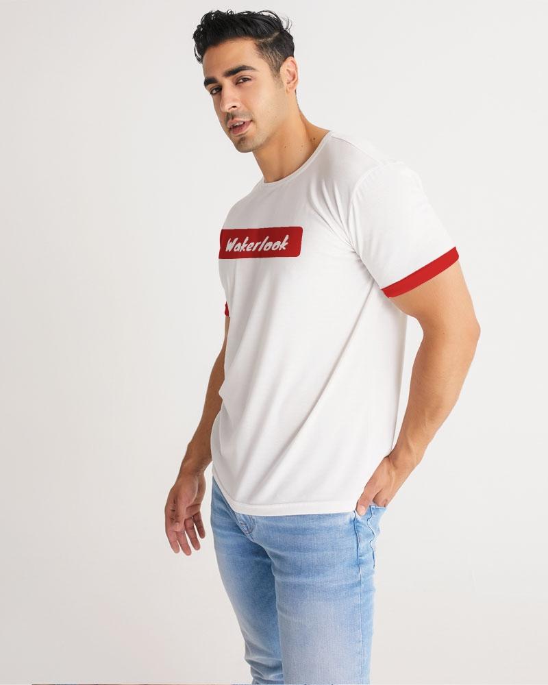 Wakerlook Men's Fashion Tee in a stylish crew neck design, showcasing premium fabric and topstitch seam detailing.