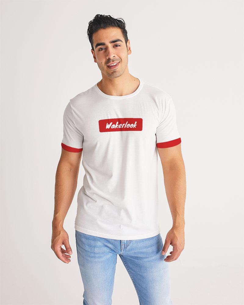 Wakerlook Men's Fashion Tee in a stylish crew neck design, showcasing premium fabric and topstitch seam detailing.