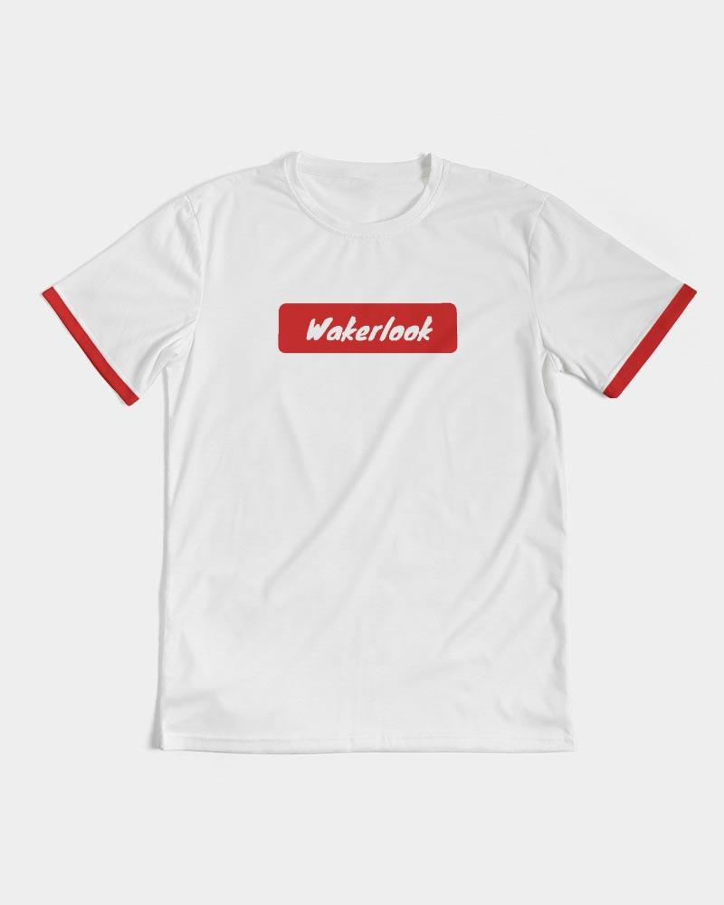 Wakerlook Men's Fashion Tee in a stylish crew neck design, showcasing premium fabric and topstitch seam detailing.